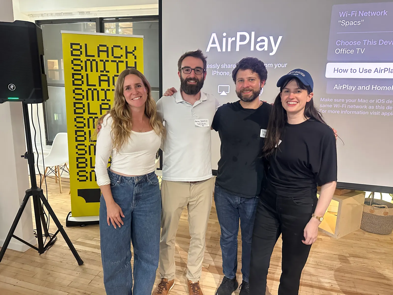 Infra.nyc members and speakers together after the Blacksmith systems meet-up